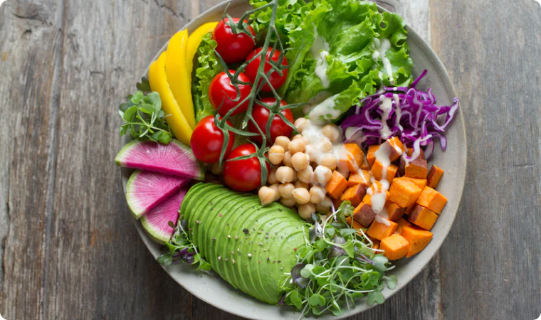 Rainbow Veggie Salad